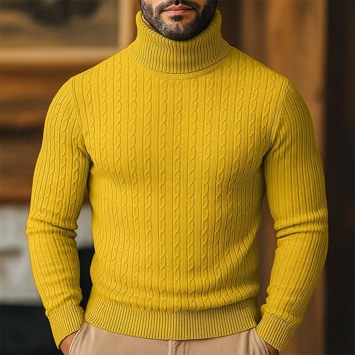 Conrad | Cable-Knit Turtleneck Sweater