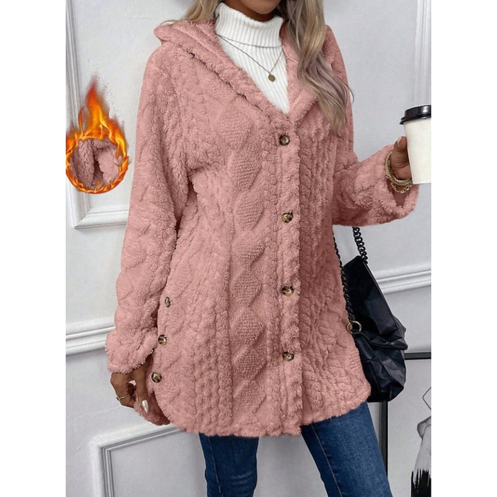 Carolyn | Textured Hooded Jacket