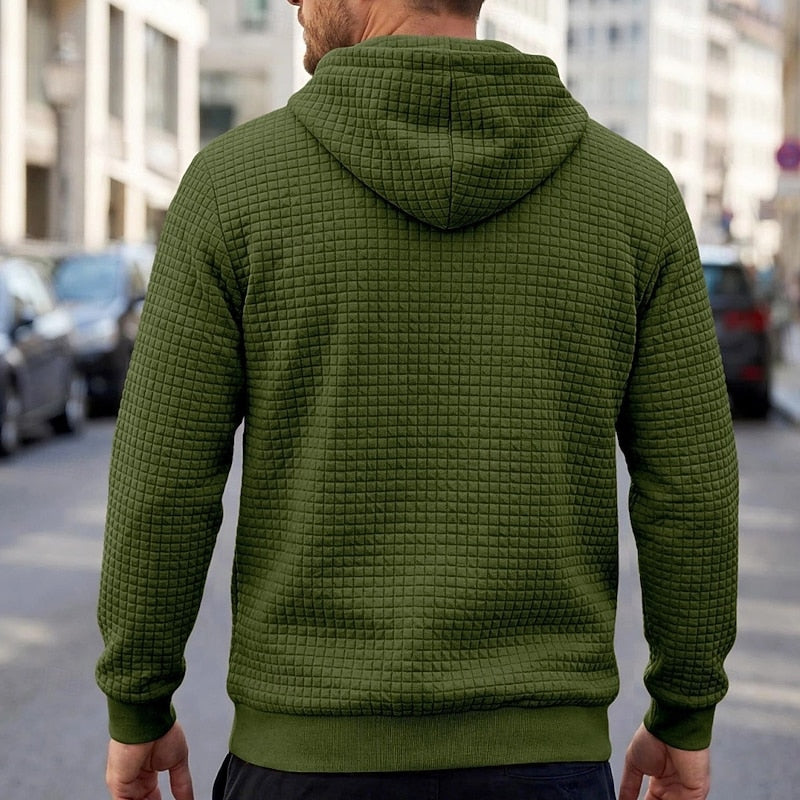 Colton | Textured Hooded Pullover