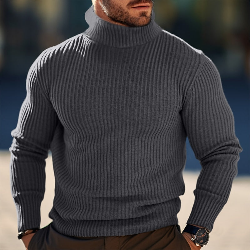 Baxter | Ribbed Turtleneck Sweater