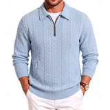 Maddox | Textured Quarter-Zip Sweater