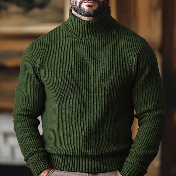 Oscar | Ribbed Turtleneck Sweater