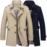 Harold | Refined Single-Breasted Trench Coat