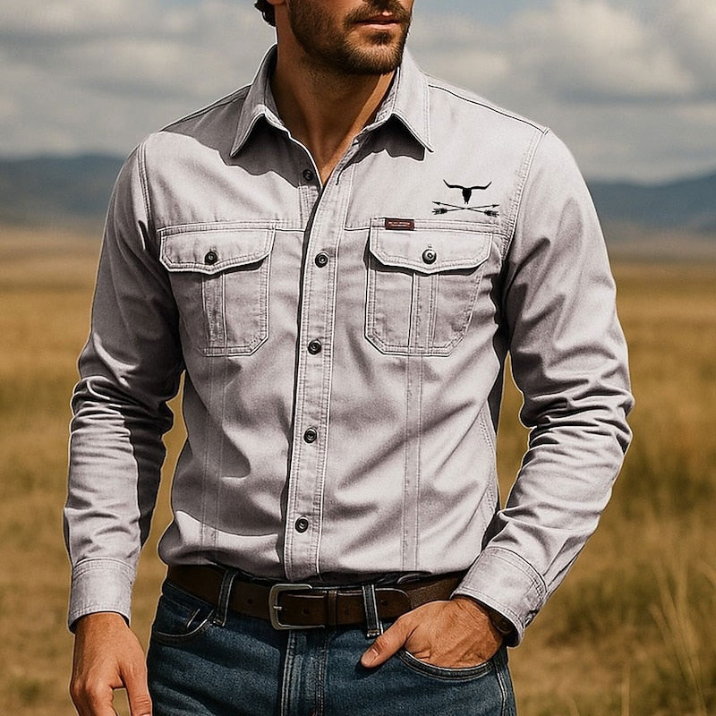 Wyatt | Rugged Western Work Shirt