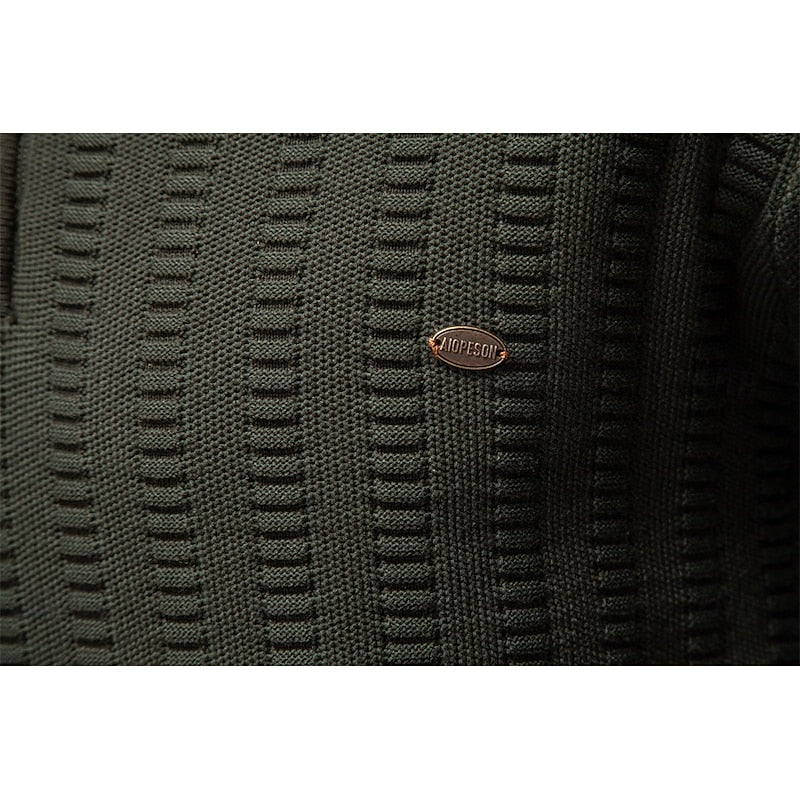 Edwin | Textured Half-Zip Sweater
