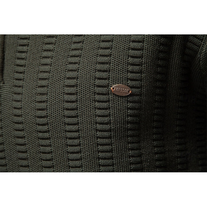Edwin | Textured Half-Zip Sweater