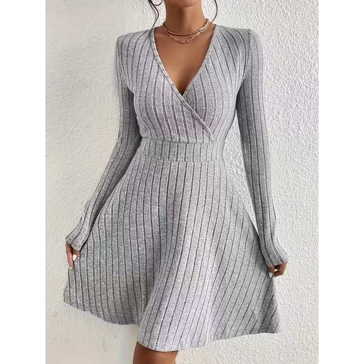 Serena | Elegant Wrap-Front A-Line Dress